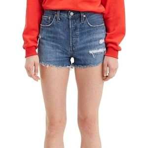 NWT High Rise 501 Levi Shorts Size 28